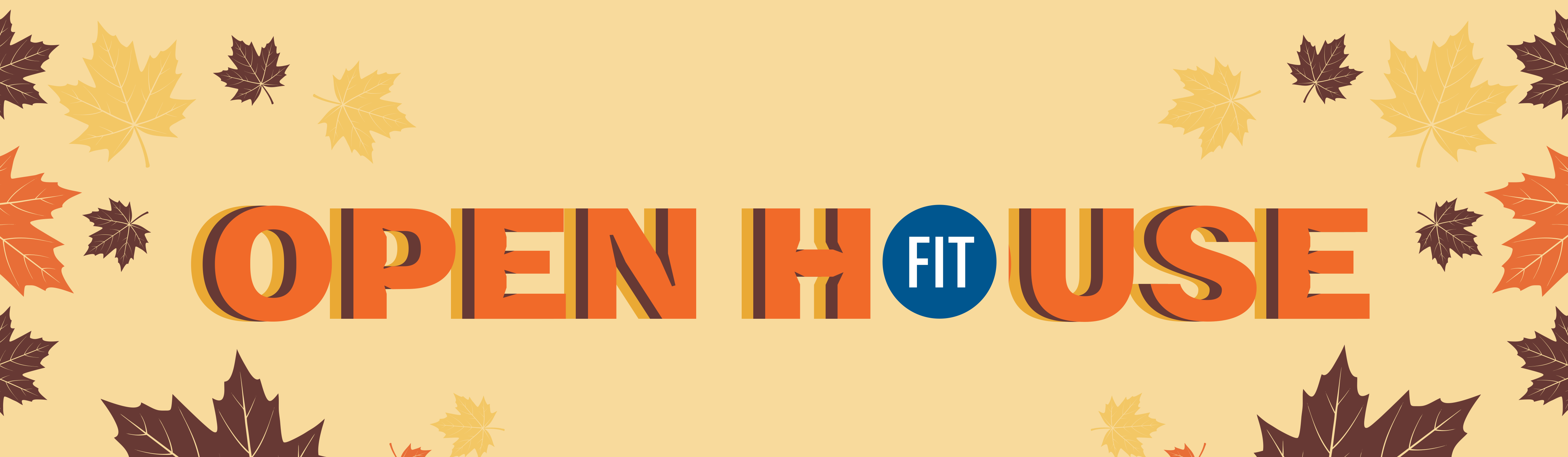 FIT Open House banner graphic.